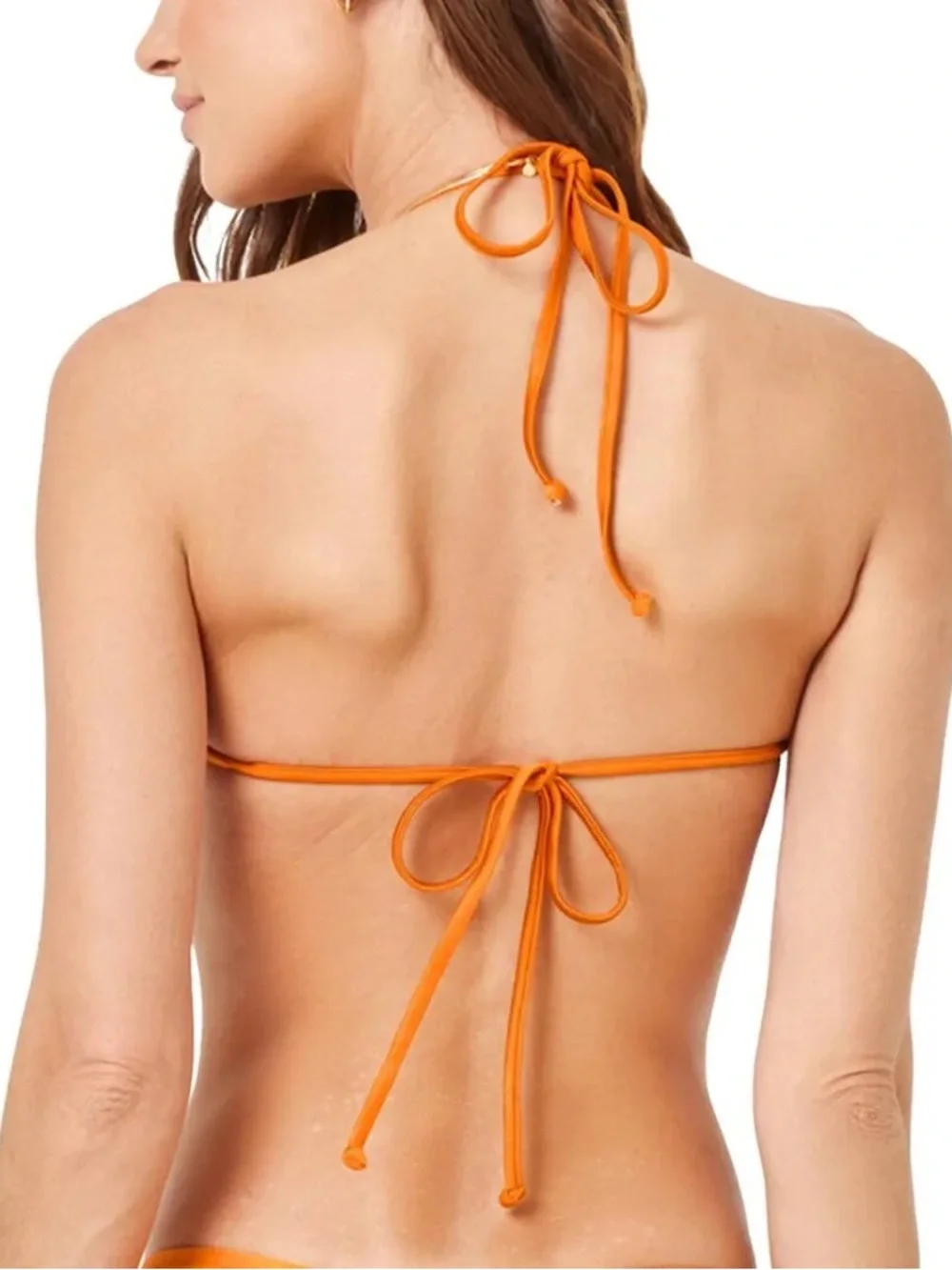L Space Toni Bikini Top - Size L - NWT - Sweet Mandarin Orange - Underwire